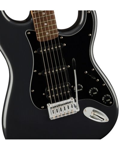 Комплект китара с аксесоари Fender - SQ Affinity Strat LR, Charcoal Frost - 4