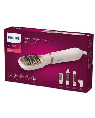 Електрическа четка за коса Philips - BHA310/00, 800W, бяла - 7