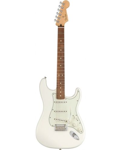 Електрическа китара Fender - Player Stratocaster PF, Polar White - 1