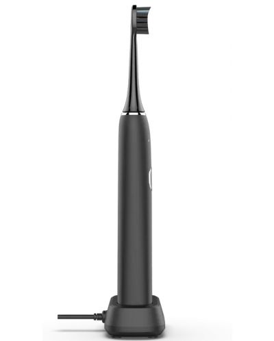 Електрическа четка за зъби AENO - DB6, 2 накрайници, черна - 3