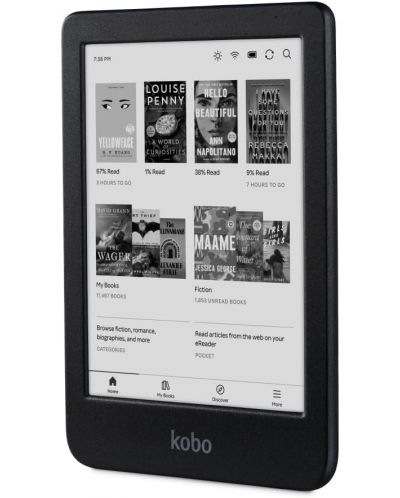 Електронен четец Kobo - Clara BW, 6'', 16GB, черен | Ozone.bg