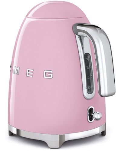 Електрическа кана Smeg - KLF03PKEU, 2400W, 1.7 l, розова - 5