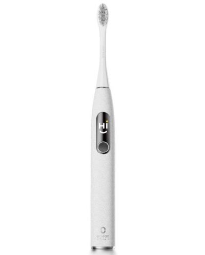 Електрическа четка за зъби Oclean - X Pro Elite, 1 накрайник, сива - 1