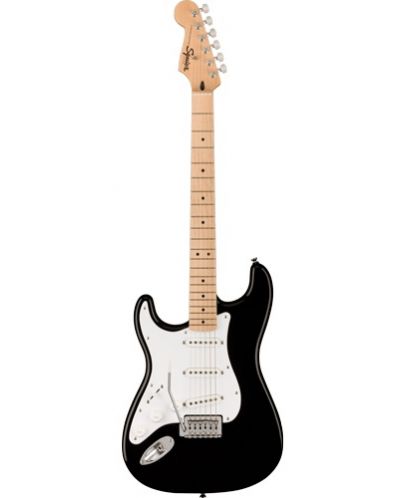 Електрическа китара Fender - Squier Sonic Stratocaster LH MN, черна - 1