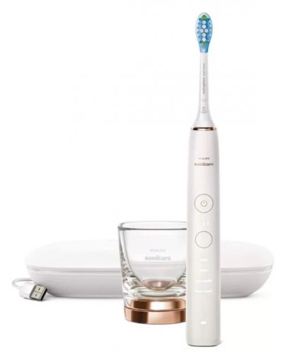 Електрическа четка за зъби Philips Sonicare - HX9911/94, rose gold - 1