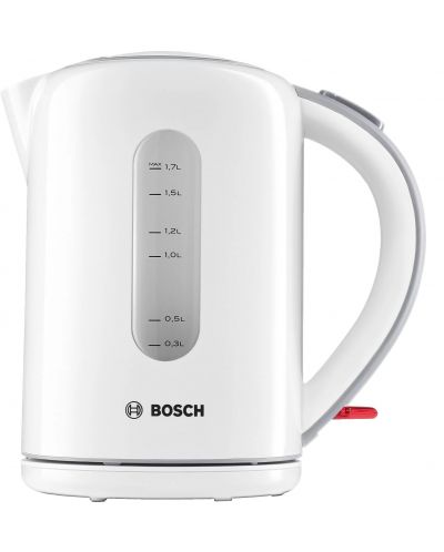 Електрическа кана Bosch - TWK7601, 2200W, 1.7 l, бяла - 1