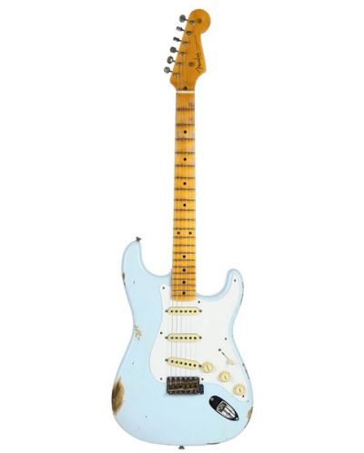 Електрическа китара Fender - Custom Shop '56 Relic, Sonic Blue - 1