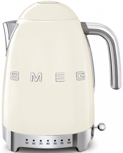 Електрическа кана Smeg - KLF04CREU, 2400W, 1.7l, бежова - 1