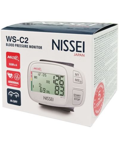 WS-C2 Електронен апарат за кръвно налягане, за китка, Nissei - 3
