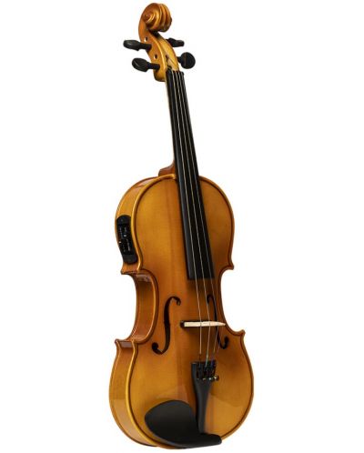 Електро-акустична цигулка Stagg - VN-4/4 ELEC, кафява - 2
