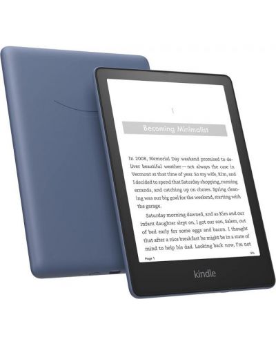 Електронен четец Kindle - Paperwhite 2021 SE, 6.8'', 32GB, син - 2