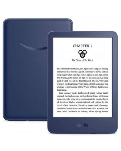 Електронен четец Kindle - 2022, 6'', 16GB, Touch, Denim - 1