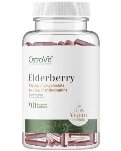 Elderberry, 90 капсули, OstroVit - 1