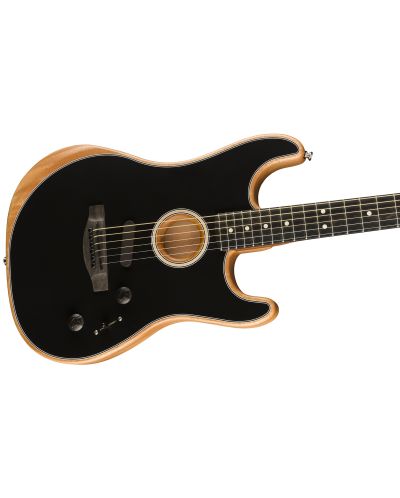 Електро-акустична китара Fender - Acoustasonic Strat, черна - 5