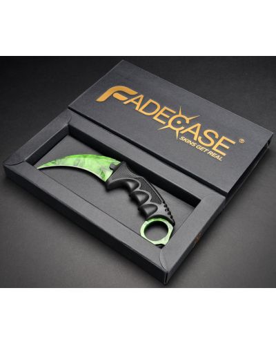 Нож FadeCase – Karambit – Emerald - 3
