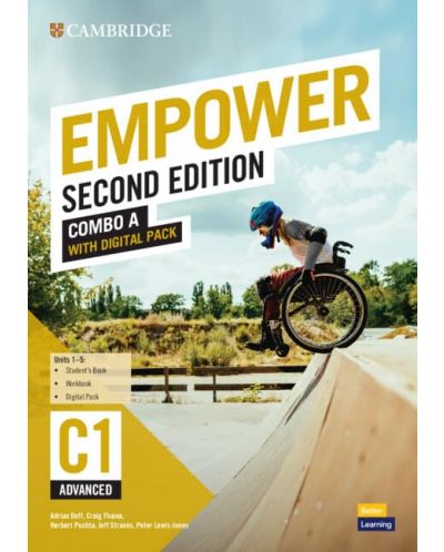 Empower Advanced Combo A with Digital Pack (2nd Edition) / Английски език - ниво C1: Учебник с терадка и онлайн материали, част 1 - 1