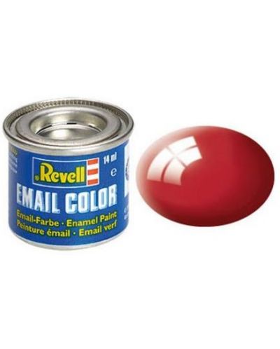 Eмайлна боя Revell - Червено, гланц (R32134) - 1