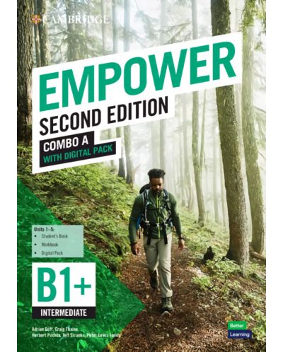Empower Intermediate Combo A with Digital Pack (2nd Edition) / Английски език - ниво B1+: Учебник с терадка и онлайн материали, част 1 - 1