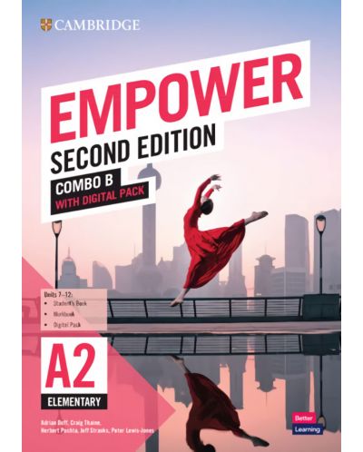 Empower Elementary Combo B with Digital Pack (2nd Edition) / Английски език - ниво A2: Учебник с терадка и онлайн материали, част 2 - 1