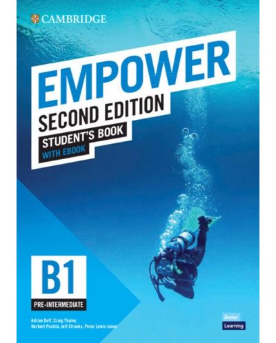 Empower Pre-intermediate Student's Book with eBook (2nd Edition) / Английски език - ниво B1: Учебник с код - 1
