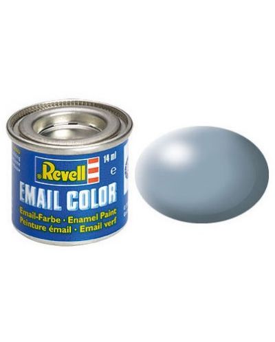 Eмайлна боя Revell - Копринено сиво (R32374) - 1