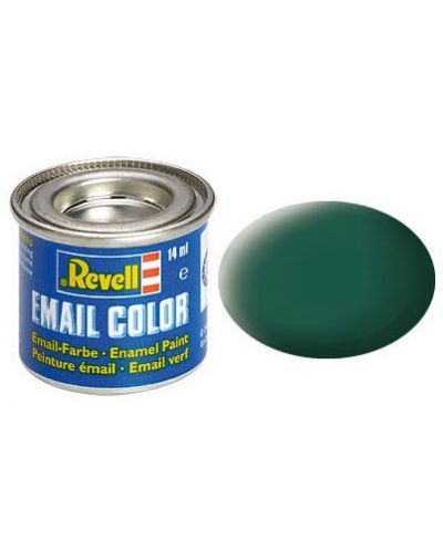 Eмайлна боя Revell - Морско зелено, мат (R32148) - 1