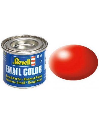 Eмайлна боя Revell - Копринено лимонено червено (R32332) - 1