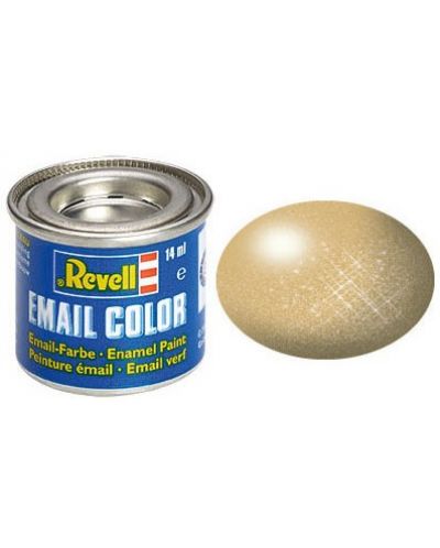 Eмайлна боя Revell - Златно металик (R32194) - 1