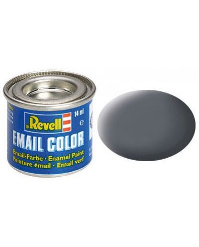 Eмайлна боя Revell - Сив цвят за оръжия, мат (R32174) - 1