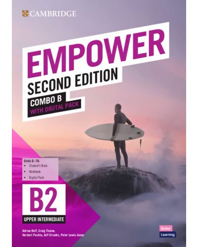 Empower Upper Intermediate Combo B with Digital Pack (2nd Edition) / Английски език - ниво B2: Учебник с терадка и онлайн материали, част 2 - 1