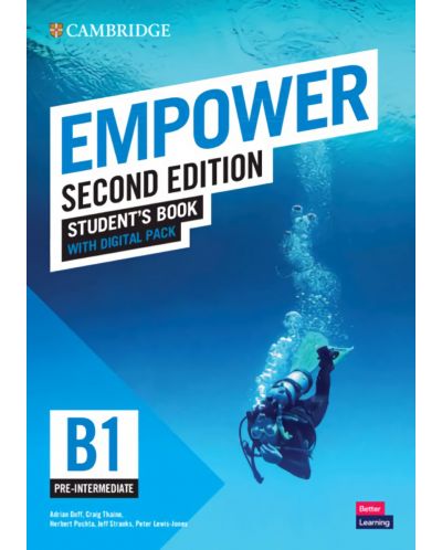 Empower Pre-intermediate Student's Book with Digital Pack (2nd Edition) / Английски език - ниво B1: Учебник с онлайн материали - 1