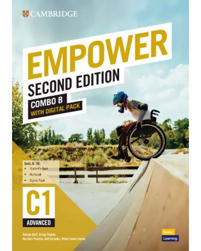 Empower Advanced Combo B with Digital Pack (2nd Edition) / Английски език - ниво C1: Учебник с терадка и онлайн материали, част 2 - 1