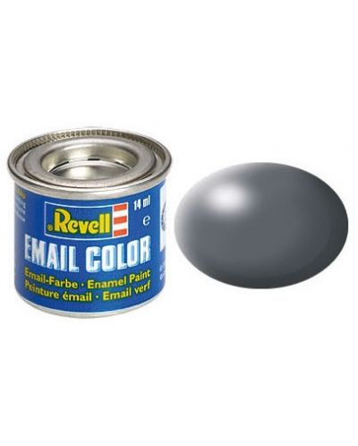 Eмайлна боя Revell - Копринено тъмносиво (R32378) - 1