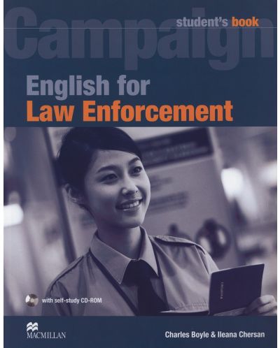 English for Law Enforcement: Student Book with CD-ROM / Английски език за органите на реда (Учебник + CD-ROM) - 1