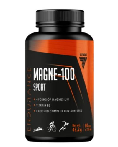 Endurance Magne-100 Sport, 60 капсули, Trec Nutrition - 1