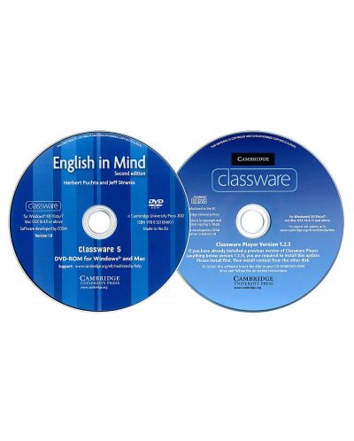 English in Mind Level 5 Classware DVD-ROM / Английски език - ниво 5: DVD с интерактивна версия на учебника - 2