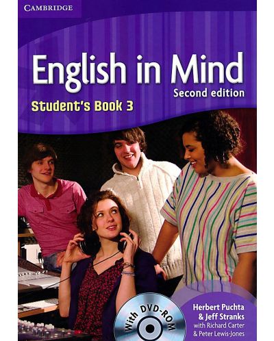 English in Mind Level 3 Student's Book with  DVD-ROM / Английски език - ниво 3: Учебник + DVD-ROM - 1
