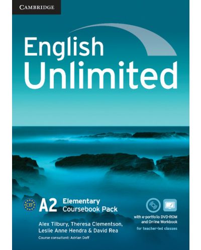 English Unlimited Elementary Coursebook with e-Portfolio and Online Workbook Pack - 1