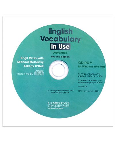 English Vocabulary in Use - ниво Advanced (книга с отговори + CD) - 2