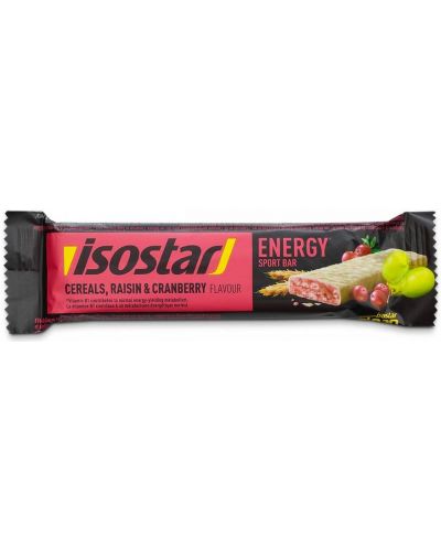 Energy Sport Bar, cranberry, 30 x 40 g, Isostar - 3
