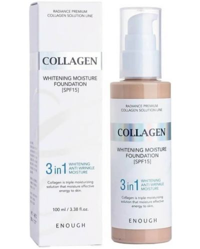 Enough Collagen Фон дьо тен 3 в 1, SPF15, N13, 100 ml - 1