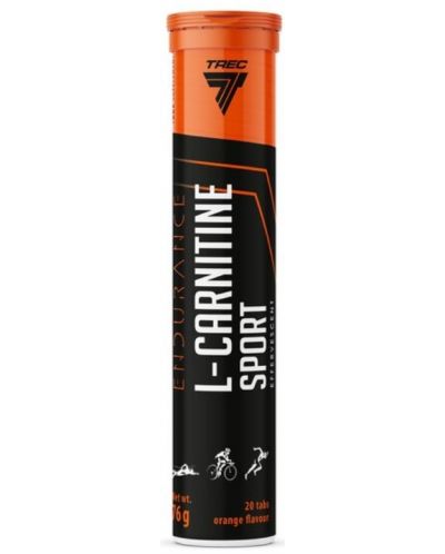 Endurance L-Carnitine Sport, портокал, 20 таблетки, Trec Nutrition - 1