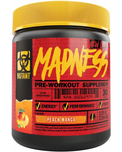 Madness, peach mango, 225 g, Mutant - 1