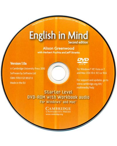 English in Mind Starter: Английски език - ниво А1 + DVD-ROM - 2