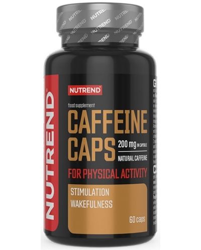 Caffeine, 60 капсули, Nutrend - 1