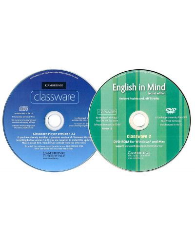 English in Mind Level 2 Classware DVD-ROM / Английски език - ниво 2: DVD с интерактивна версия на учебника - 2