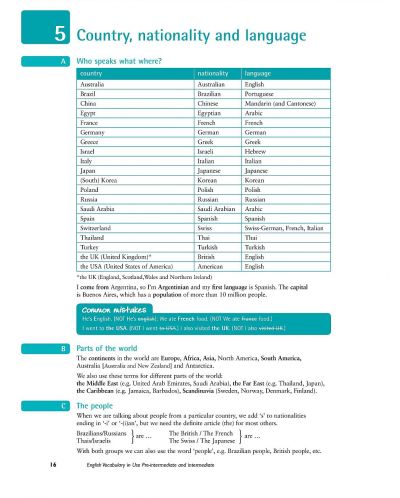 English Vocabulary in Use - ниво Pre-intermediate and Intermediate (книга + CD) - 12
