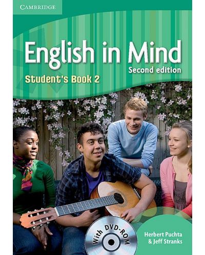 English in Mind Level 2 Student's Book with DVD-ROM / Английски език - ниво 2: Учебник + DVD-ROM - 1