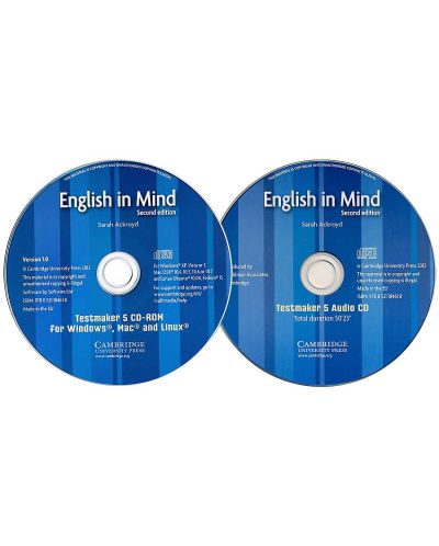 English in Mind Level 5 Testmaker CD-ROM and Audio CD / Английски език - ниво 5: CD с тестове + аудио CD - 2
