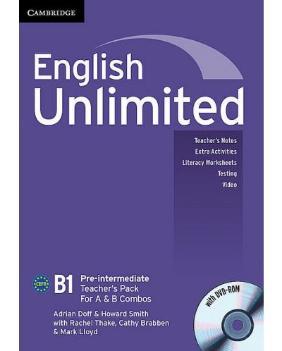 English Unlimited Pre-intermediate A and B Teacher's Pack (Teacher's Book with DVD-ROM) - 1